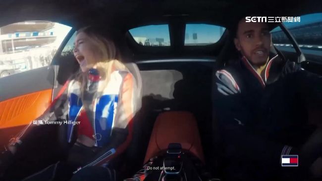 F1賽車手秀甩尾　美超模驚叫連連