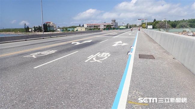 澎湖開辦藍色自行車標線　環島更輕鬆