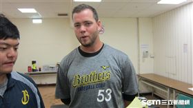 ▲左投Nick Additon（艾迪頓）今年回鍋中信兄弟。（圖／記者蕭保祥攝）