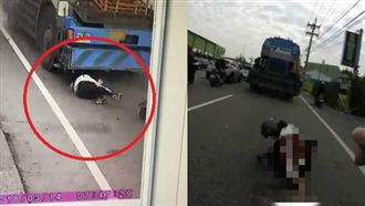 真相曝光！斷臂女騎士遭吊車輾過