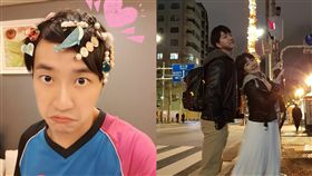 福原愛、江宏傑 圖／翻攝自江宏傑、福原愛臉書