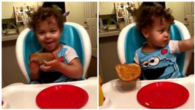 美國阿拉巴馬州瑪雅（Maya）在廚房吃早餐疑似看到鬼（圖／翻攝自推特）