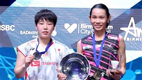 戴資穎與山口茜。（圖／Badminton photo提供）