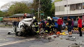 花蓮壽豐鄉對撞車禍（圖／翻攝畫面）