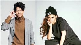 艾怡良，蔡旻佑。（合成圖／翻攝自臉書）