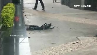 根本殺人！醉女吵架竟從高樓丟電視