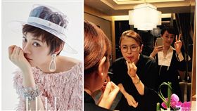 孫儷，經紀人郭思。（合成圖／翻攝自微博）