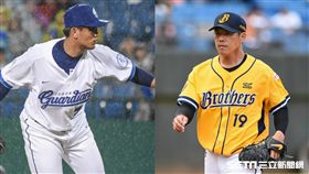 富邦悍將黃勝雄又遭爆約炮　竟還讓鄭凱文戴綠帽
合成圖／記者林敬旻攝