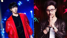 《歌手2018》華晨宇，汪峰，駁斥不合傳言。（合成圖／翻攝自微博）