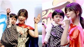 賈靜雯,bo妞,媽媽是超人/翻攝自微博