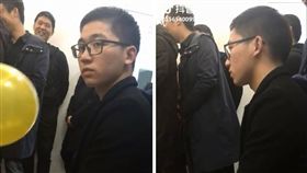 大陸近幾年嫁娶都有「鬧洞房」的習俗，但常傳出有新娘或伴娘遭賓客性騷擾、砸雞蛋等誇張事件。有一名弟弟擔心姊姊在結婚時被欺負，神情擔憂地坐在椅子上，全程「守護」姊姊，真摯的情感讓不少網友直呼「帥萌的弟弟，我收！」（圖／翻攝自抖音）