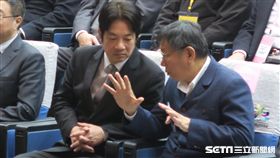 賴柯會（行政院長賴清德，台北市長柯文哲）。（圖／記者盧素梅攝）
