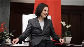 蔡總統接見美台商會訪問團（3）總統蔡英文16日接見美台商會訪問團，她說，長期以來，美國政府相當支持台灣，當美國經濟政策在面臨轉折期時，台灣也希望能盡一己之力協助美國，讓美國在經濟上能有新的景象。（總統府提供）中央社記者葉素萍傳真　107年1月16日