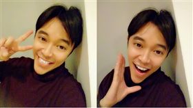 青峰樂此不疲大玩變臉app。（圖／翻攝自臉書）