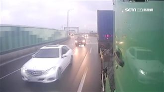 賓士6度逼車咆哮　警痛批：恐釀車禍