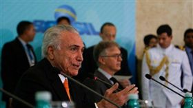 巴西總統泰梅爾（Michel Temer）。（圖／翻攝Brazil Gov News推特）