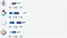  臉書爆出用戶個資外洩，讓不少使用者相當憂心。日前網路上流傳一個「Facebook緊急通知」，若在留言區輸入「BFF」後，顏色是綠色代表安全，若為黑色就要換密碼了，但這其實是一則網路謠言！（圖／翻攝自臉書）