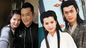 古天樂，李若彤。（翻攝自微博）