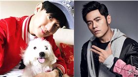 林俊傑，周杰倫。（合成圖／翻攝自IG）