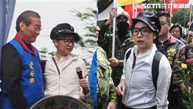 白狼,張安樂,璩美鳳 /讀者提供、記者林敬旻攝影