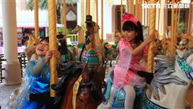 六福村,兒童節,旋轉木馬。（圖／六福村提供）