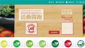 有機農產品標章投票（圖／翻攝自農糧署投票官網）http://18.219.27.55/