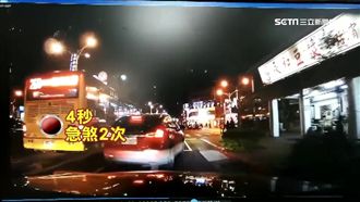 驟然煞車罰1萬8　僅次酒駕最貴罰單