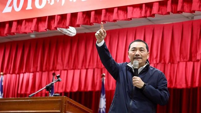 侯友宜發表政見　他的對手們快閃離場