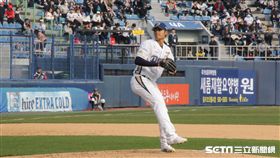 ▲NC恐龍台灣左投王維中。（圖／記者蕭保祥攝）