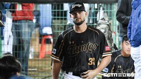 Lamigo桃猿投手克恩三世。 圖／記者林敬旻攝