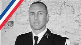貝爾特拉姆（Arnaud Beltrame）法國恐攻
圖／翻攝自Edouard Philippe推特