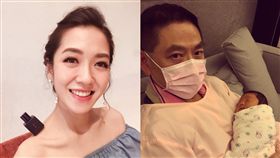 楊千霈愛女「娃寶」臉蛋亮相　外公外婆緊抱金孫不放
圖／翻攝自楊千霈臉書