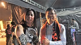 陳其邁,大港開唱,閃靈,林昶佐 圖／翻攝自臉書