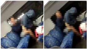 澳洲兩名男女在火車車廂內上演活春宮（圖／翻攝自YouTube）