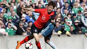 ▲韓國球員李在城。（圖／美聯社／達志影像）