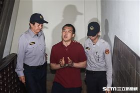 共諜嫌疑犯周泓旭國安法開庭。 圖／記者林敬旻攝