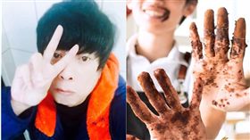 曹西平，髒髒包。（合成圖／翻攝自曹西平、日光巴黎臉書）