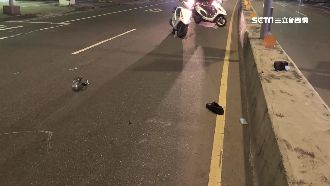 喝茫騎Gogoro　男慘自撞險丟命