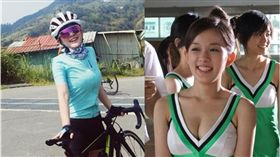 《時尚玩家》主持人林彥君，單車，青木瓜四物飲廣告。(翻攝自臉書、YouTube)