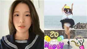 雞排妹，鄭家純。(合成圖／翻攝自IG)