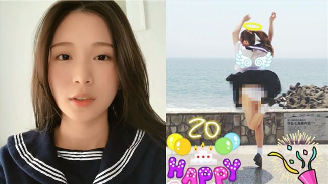 雞排妹開感謝祭！百褶裙全掀露美尻♥