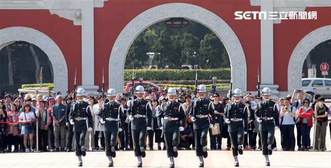 陸軍儀隊。（記者邱榮吉/攝影）