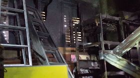 孩童調皮玩火　基隆校園樓梯間傳火警