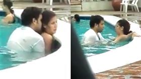 泳池活春宮　圖／翻攝自Ricardo Duran臉書