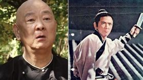  香港武打巨星「刀王」王羽。(合成圖／翻攝自微博、YouTube)