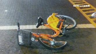 騎腳踏車突左偏　機車煞不住高速撞上
