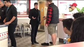 網紅惡搞知名連鎖漢堡店　官方火大申請禁制令：終生拒賣！
圖／翻攝自CBS Los Angeles YouTube
https://www.youtube.com/watch?v=DmcvA7dhpuo