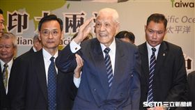 前總統李登輝出席「台灣國家聯盟」募款餐會。 圖／記者林敬旻攝