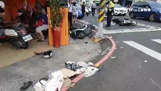 女駕駛疲勞駕駛釀禍　突暴衝撞5機車