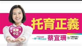 民進黨台北市議員擬參選人蔡宜珊（圖／截取臉書）